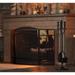 Fireplace Screen 3 Panel Wrought Iron 48" x 29" Spark Guard Cover