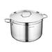2 Piece 8.5 Liter Stainless Steel Casserole Dish with Lid