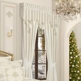 Noelle Winter White Window Ascot Valance