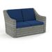 Saint Birch Modern Iron Outdoor Loveseat - 50" W x 32.68" D x 33.46" H