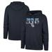 Men's '47 Navy Tampa Bay Rays Base Slide Headline Pullover Hoodie