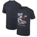 Men's Ripple Junction Jason Voorhees Heather Charcoal/White Friday the 13th Cabin Graphic T-Shirt