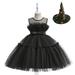 Halloween Toddler Girls Princess Witch Dress Tulle Birthday Wedding Costume Dresses