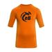 eBodyboarding Launch Out Logo Short Sleeve Rashguard-Orang