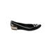 Burberry Flats: Black Print Shoes - Women's Size 36.5 - Almond Toe