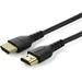 2m & 6.6 ft. Premium High Speed HDMI Cable with Ethernet - 4K 60Hz - Heavy Duty HDMI Certified Cable - Black