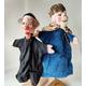 2 Dresdner Sammlerpuppen 1960 er Künstler Handpuppen für Kasperltheater König Vintage Original Made in Germany Lehrer Lämpel König