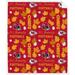 Pegasus Kansas City Chiefs 60" x 70" Fall, Family & Football Flannel Fleece Sherpa Blanket