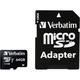 Verbatim MICRO SDXC 64GB CL 10 ADAP microSDXC card 64 GB Class 10 incl. SD adapter