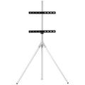 One For All 65 TV Stand Tripod Metal Cool white TV base 81,3 cm (32) - 165,1 cm (65) Swivelling, Height-adjustable, Floor stand