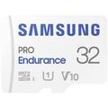 Samsung PRO Endurance microSDHC card 32 GB Class 10, UHS-Class 1 4k video support, incl. SD adapter, shockproof