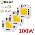 Chip LED COB ad alta potenza 100W 70W 50W senza saldatura per faretto Proiettore 220V 110V Perline luminose integrate Alluminio Bianco caldo
