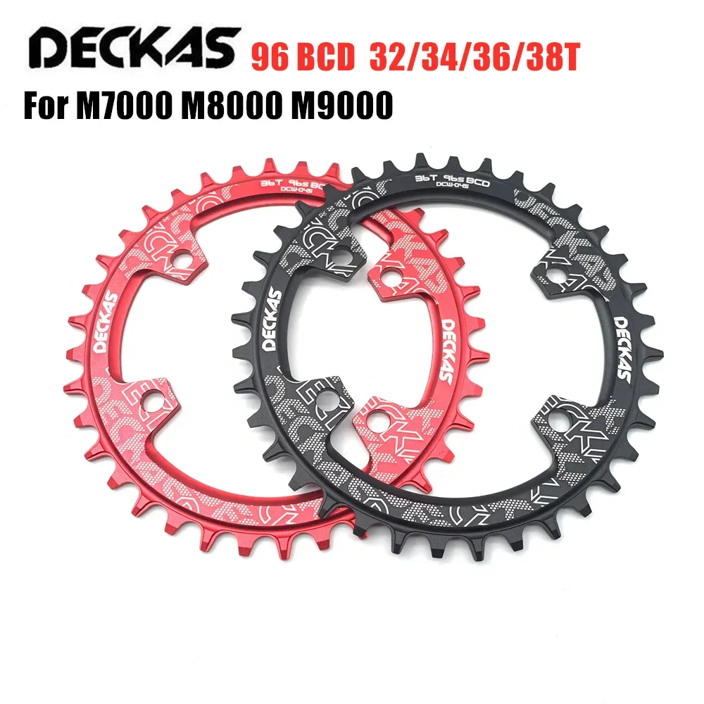 Deckas 96bcd corona MTB Mountain Bike bicicletta catena anello 32T 34T 36T 38T corona dente piastra parti per M7000 M8000 M4100 M5100