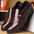 2023 Business Dress uomo scarpe formali Slip On Dress Shoes Mens Oxfords calzature scarpe in pelle