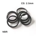 Guarnizione anello di tenuta NBR CS 2,5 mm Rondella oring in gomma nitrilica butadiene diametro esterno 7 mm ~ 100 mm Resistenza all'abrasione Impermeabile