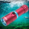La migliore torcia subacquea lampada a lanterna subacquea luci subacquee a LED torcia XML L2 3800