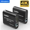 Extender HDMI RJ45 4K HDMI extender cat5 60M 120M HDMI extender audio Kit over ethernet cat6/5e per