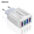 Caricatore USB veloce 4 Carica rapida 3.0 Caricatore da muro USB veloce Caricatore mobile portatile Adattatore QC 3.0 per Xiaomi iPhone X Spina UE USA
