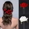 Forcine per capelli rosse a forma di U fermagli per capelli accessori per capelli da sposa per le