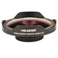 Adattatore per obiettivo Ultra Fisheye Vlogmagic 0.3X HD da 37 mm/43 mm con cappuccio solo per videocamere Videocamere Vetro a bassa dispersione