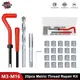 25pcs Kit di riparazione filettatura metrica M3/M4/M5/M6/M7/M8/M10/M12/M14 inserti filettati per il