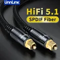 Unnlink SPDIF Cavo audio ottico HIFI digitale 5.1 Cavo Toslink per TV box PS4 Altoparlante Blu-ray