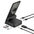 Docking station HUB 8 in 1 tipo C Supporto per telefono Dex Pad Station Kit caricabatterie dock compatibile da USB C a HDMI per Samsung