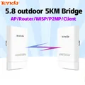 Tenda OS3 5KM 5GHz 867Mbps Esterno CPE Wireless 5G WiFi Ripetitore Extender Router AP Punto di Accesso Wi-Fi Bridge Adattatore POE