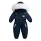 -30 gradi Tuta da sci invernale Plus Velluto Tuta da bambino Tuta da ragazzo Calda bambini Ragazza del bambino Vestiti Abbigliamento per bambini Cappotto soprabito