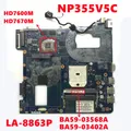 BA59-03568A BA59-03402A Per SAMSUNG NP355 355V5C NP355V5C Scheda Madre Del Computer Portatile QMLE4