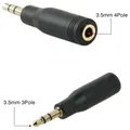 Jack 3.5mm 3 poli maschio a 4 poli 3.5mm femmina Stereo AUX connettore Audio Extender adattatore Jack per cuffie