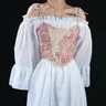 CEINTHRONEZ bella Off spalla moda corsetto Sexy Crop Top gilet intimo femminile Bustier ceintronez