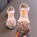 Sandali estivi per bambina sandali per bambini infradito per bambini Slip On Pearl Crystal Single