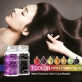 Donne capelli vitamina capsula olio liscio serico cheratina olio complesso trattamenti di estratto