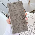 Custodia in pelle per Xiaomi Poco X6 X5 X4 X3 F5 M6 M5 M5S M3 M4 F3 F4 F6 Pro NFC C65 C75 C55 C61 5G Custodia a libro antiurto