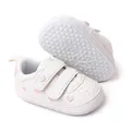 Casual Toddler neonate ragazzi scarpe scarpe in pelle PU ricamo cuore stelle suola morbida scarpe da