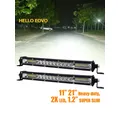 Slim LED Bar 11 pollici 21 pollici LED Light Bar luce di lavoro per la guida fuoristrada barca auto