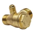 Valvola di ritegno del compressore d'aria con filettatura maschio Accessori in lega di zinco Connettore per sostituzione del compressore d'aria 20 * 16 * 10