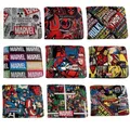 Portafoglio Marvel Spiderman Super Heroes Anime portafoglio da uomo pochette PU cartoni animati