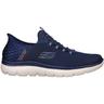 SKECHERS Herren Freizeitschuhe SUMMITS, Größe 42 in Blau