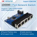 Switch desktop Mini 5 8 porte da 1000M Switch di rete Ethernet veloce Gigabit LAN Hub RJ45 Switching Ethernet Pcba