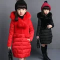 2023 giacche invernali calde per ragazze moda pelliccia con cappuccio bambini ragazze capispalla