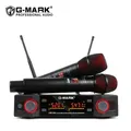Microfono wireless G-MARK EW100 Professionale UHF Karaoke Microfono portatile Frequenza regolabile 50M Per spettacoli di feste Stage Wedding