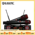 Microfono Wireless G-MARK EW100 professionale UHF Karaoke microfono portatile frequenza regolabile