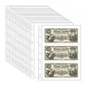 10 pezzi di banconote in carta per banconote in carta per Album di denaro manicotti per la raccolta
