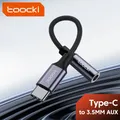 Toocki Tipo C a Cavo audio per auricolari da 3,5 mm Adattatore per cuffie Cavo audio AUX da USB C a jack da 3,5 mm per Xiaomi 13 Huawei Samsung