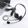 Cuffie per Computer portatili da 3.5mm con microfono a cancellazione di rumore chat di rete insegnamento videoconferenza cuffie cablate USB