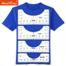 4 pz/set T-Shirt allineamento righello T Shirt strumento di allineamento per grafico modello di