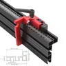 75 tipo di profilo in alluminio nero Router Fence con scala Laser T-Track Table Saw Fence