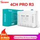 Sonoff 4CH PRO R3 Wifi Smart Switch Inter Lock Inching Lock Mode interruttore Timer fai-da-te tramite Ewelink APP lavora con Alexa Google Home
